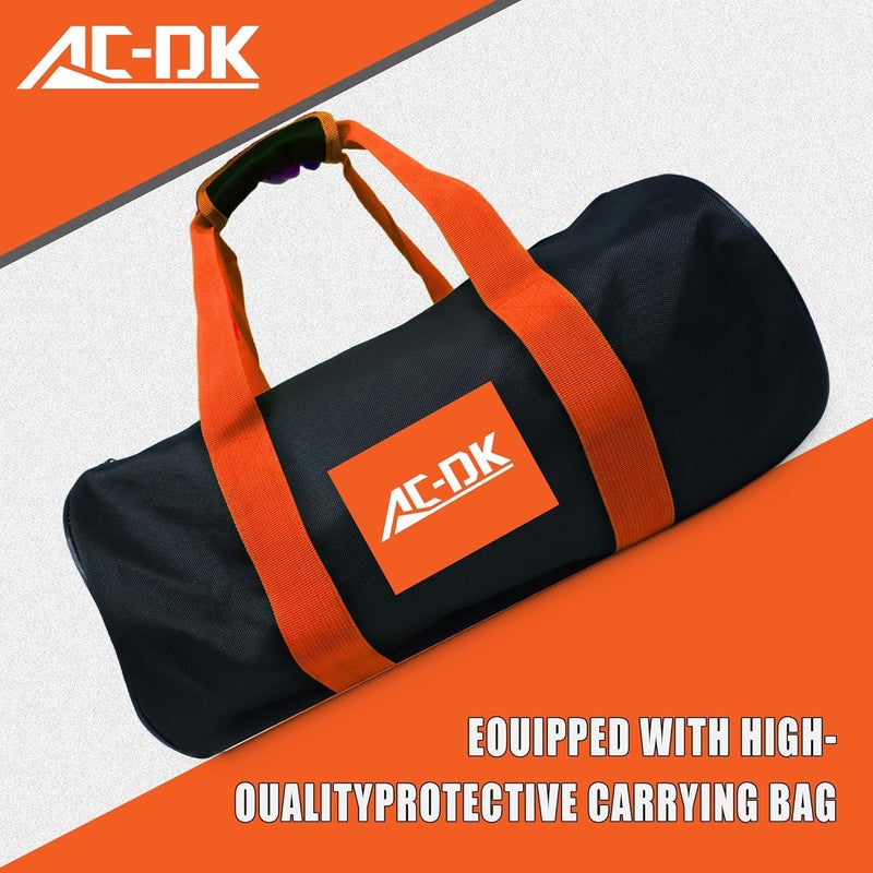 AC-DK Kinetic Recovery Rope (1in x 30ft ‎Black) 48000lbs Snatch Strap,Heavy Duty Stretch Nylon Towing Ropes with 2pcs Soft Shackles for Offroad Vehicle,Jeep,SUV,ATV,UTV,Tractor Elastic Ropes Kit - Image 3